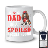 Dad Of A Spoiled Basset Hound, Awesome Father's Day Puppy Sunglasses, Family T-Shirt