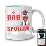 Dad Of A Spoiled Bichon Frise, Awesome Father's Day Puppy Sunglasses, Matching Family Group T-Shirt