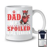 Dad Of A Spoiled Bull Terrier, Awesome Father's Day Puppy Sunglasses, Matching Family Group T-Shirt