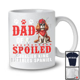 Dad Of A Spoiled Cavalier King Charles Spaniel, Awesome Father's Day Puppy Sunglasses, Family T-Shirt