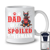 Dad Of A Spoiled Dobermann, Awesome Father's Day Puppy Sunglasses, Matching Family Group T-Shirt