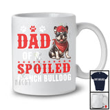 Dad Of A Spoiled French Bulldog, Awesome Father's Day Puppy Sunglasses, Family T-Shirt