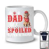 Dad Of A Spoiled Golden Retriever, Awesome Father's Day Puppy Sunglasses, Family T-Shirt