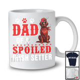 Dad Of A Spoiled Irish Setter, Awesome Father's Day Puppy Sunglasses, Matching Family Group T-Shirt