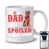 Dad Of A Spoiled Norwich Terrier, Awesome Father's Day Puppy Sunglasses, Family T-Shirt