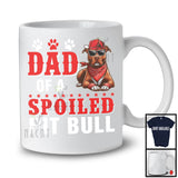 Dad Of A Spoiled Pit Bull, Awesome Father's Day Puppy Sunglasses, Matching Family Group T-Shirt