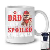 Dad Of A Spoiled Pomeranian, Awesome Father's Day Puppy Sunglasses, Matching Family Group T-Shirt