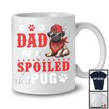 Dad Of A Spoiled Pug, Awesome Father's Day Puppy Sunglasses, Matching Family Group T-Shirt