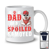 Dad Of A Spoiled Samoyed, Awesome Father's Day Puppy Sunglasses, Matching Family Group T-Shirt