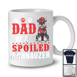 Dad Of A Spoiled Schnauzer, Awesome Father's Day Puppy Sunglasses, Matching Family Group T-Shirt