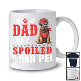 Dad Of A Spoiled Shar Pei, Awesome Father's Day Puppy Sunglasses, Matching Family Group T-Shirt