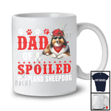 Dad Of A Spoiled Shetland Sheepdog, Awesome Father's Day Puppy Sunglasses, Family T-Shirt