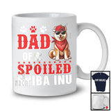 Dad Of A Spoiled Shiba Inu, Awesome Father's Day Puppy Sunglasses, Matching Family Group T-Shirt