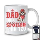 Dad Of A Spoiled Shih Tzu, Awesome Father's Day Puppy Sunglasses, Matching Family Group T-Shirt