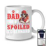 Dad Of A Spoiled St. Bernard, Awesome Father's Day Puppy Sunglasses, Matching Family Group T-Shirt