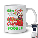 Dear Santa All I Want For Christmas Is A Poodle; Joyful X-mas Lights Snowing; Family T-Shirt