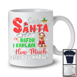 Dear Santa Before I Explain; Wonderful Christmas Golden Retriever Santa Naughty; Snowing T-Shirt