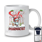 Dear Santa I Was Pharmacist; Humorous Christmas Plaid Cute Reindeer; Pharmacist Family Group T-Shirt