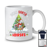 Dear Santa Please Send More Horses; Fantastic Christmas Tree Santa Horse; Farm Animal Farmer T-Shirt