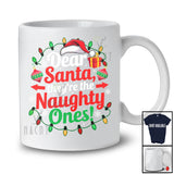 Dear Santa They're The Naughty Ones; Fantastic Christmas Lights Santa; Snow Family T-Shirt