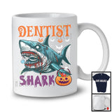 Dentist Shark, Scary Halloween Costume Pumpkin Zombie Shark, Proud Careers Group T-Shirt