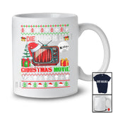 Die Hard Is A Christmas Movie; Joyful X-mas Sweater Santa Movies Watching; Family Group T-Shirt