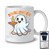 Diwalloween; Adorable Diwali Halloween Boo Ghost Lights; Deepavali Family Group T-Shirt