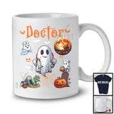 Doctor; Awesome Halloween Costume Moon Boo Ghost; Nursing Nurse Lover Group T-Shirt