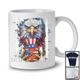 Eagle Holding Basketball, Amazing 4th Of July American Flag Eagle, Sport Player Patriotic Team T-Shirt