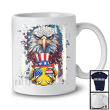 Eagle Holding Softball, Amazing 4th Of July American Flag Eagle, Sport Player Patriotic Team T-Shirt