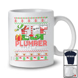 Elf Plumber Squad; Awesome Christmas Sweater Moon Elf Lover; Pajama Jobs Family Group T-Shirt