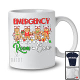 Emergency Room Crew; Adorable Christmas Four Gingerbreads; Emergency Room Nurse Group T-Shirt