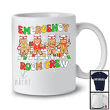 Emergency Room Crew; Groovy Christmas Four Gingerbreads; Emergency Room Nurse Group T-Shirt