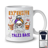 Expensive Difficult And Talks Back; Sarcastic Halloween Mama Skeleton Skull; Coffee Cream Lover T-Shirt