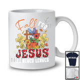 Fall For Jesus He Never Leaves, Happy Thanksgiving Leopard Pumpkins Cross, Birds Family T-Shirt