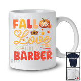 Fall In Love With Barber; Wonderful Thanksgiving Autumn Pumpkin; Jobs Careers Proud T-Shirt