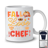 Fall In Love With Chef; Wonderful Thanksgiving Autumn Pumpkin; Jobs Careers Proud T-Shirt