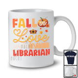 Fall In Love With Librarian; Wonderful Thanksgiving Autumn Pumpkin; Jobs Careers Proud T-Shirt