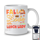 Fall In Love With Lunch Lady; Wonderful Thanksgiving Autumn Pumpkin; Jobs Careers Proud T-Shirt