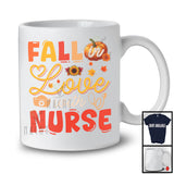 Fall In Love With Nurse; Wonderful Thanksgiving Autumn Pumpkin; Jobs Careers Proud T-Shirt