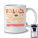 Fall In Love With Photographer; Wonderful Thanksgiving Autumn Pumpkin; Jobs Careers Proud T-Shirt