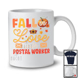 Fall In Love With Postal Worker; Wonderful Thanksgiving Autumn Pumpkin; Jobs Careers Proud T-Shirt