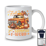 Fall Is My 2nd Favorite F-Word, Lovely Thanksgiving Chicken On Pickup Truck, Gnome Turkey Pumpkin T-Shirt