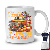 Fall Is My 2nd Favorite F-Word, Lovely Thanksgiving Unicorn On Pickup Truck, Gnome Turkey Pumpkin T-Shirt