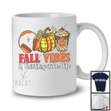 Fall Vibes And That Dispatcher Life; Wonderful Thanksgiving Autumn Plaid Pumpkin; Careers Jobs T-Shirt