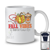 Fall Vibes And That RN Nurse Life; Wonderful Thanksgiving Autumn Plaid Pumpkin; Careers Jobs T-Shirt