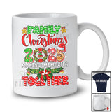 Family Christmas 2025 Memories Together; Cheerful Plaid Santa Snowing; X-mas Family T-Shirt