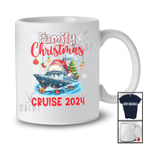 Family Christmas Cruise 2024; Wonderful X-mas Lights Santa Cruise Trip; Friends Family Group T-Shirt