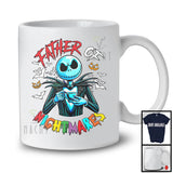 Father Of Nightmares; Creepy Halloween Costume Movie Drinking Coffee; Dad Family Group T-Shirt