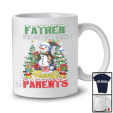 Father You Are One Of My Favorite Parents; Merry Christmas Tree Snowman Snow; Family Group T-Shirt